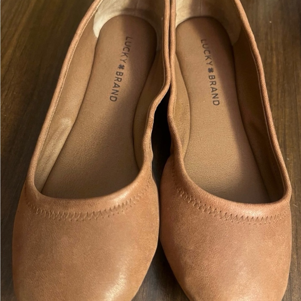 Lucky Brand LK-Emmie Ballet Flats – Women’s Size 7.5 – Bourbon Winter Haze – New